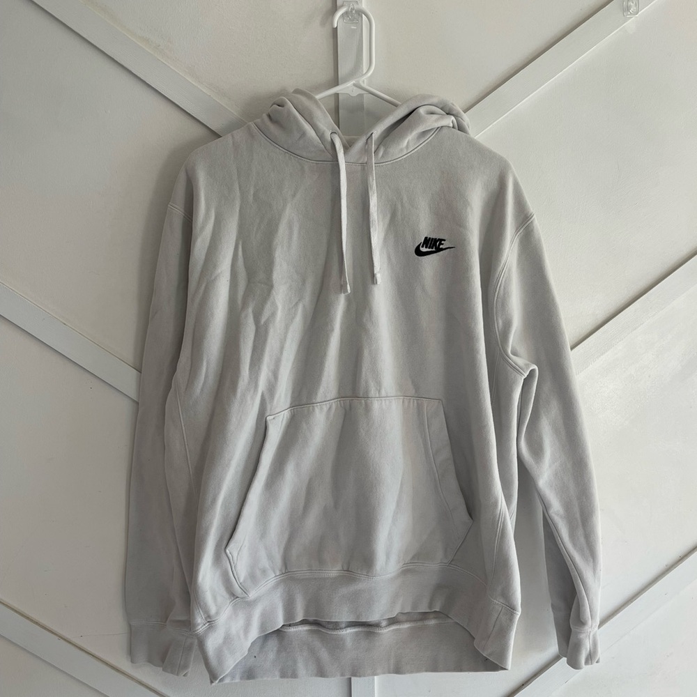 White Nike hoodie